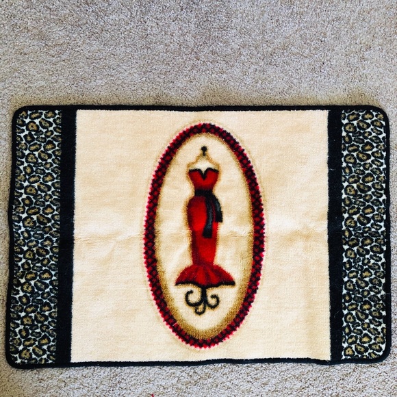 Glamorous Parisian Haute Couture Bath Rug